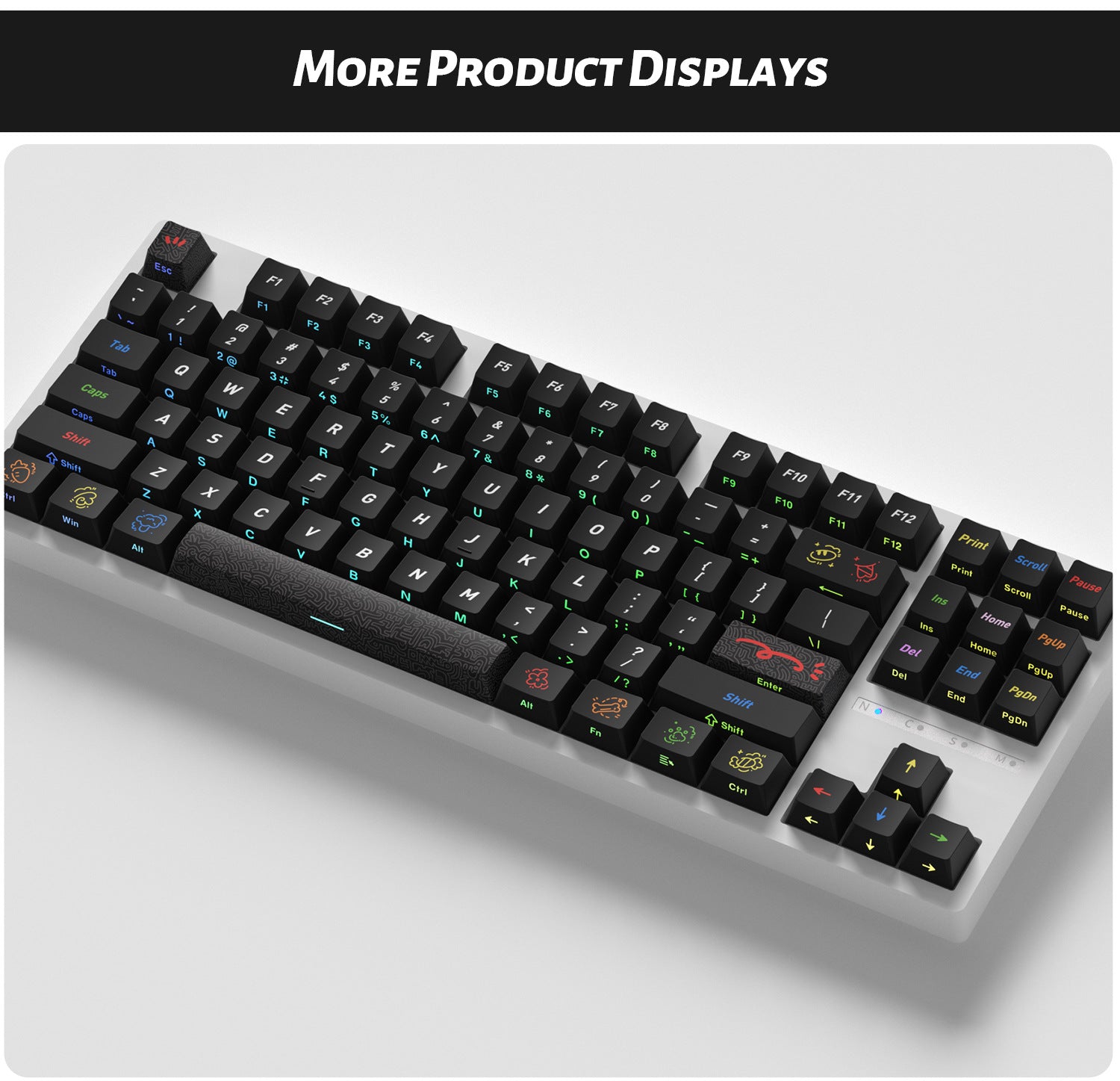 Graffiti Side Backlight Keycaps - joorkey