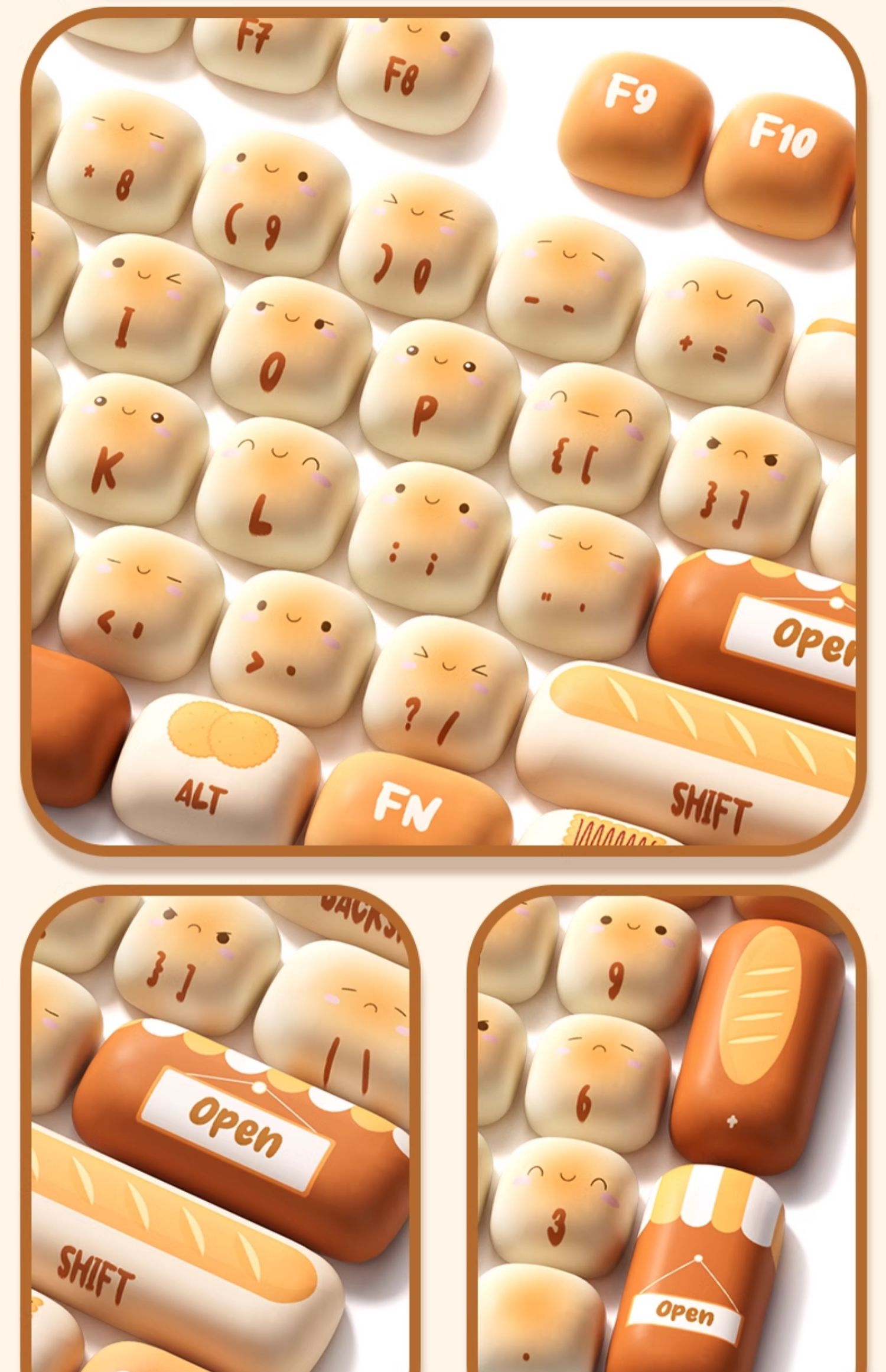 AKKO Mantou Paradise Keycaps