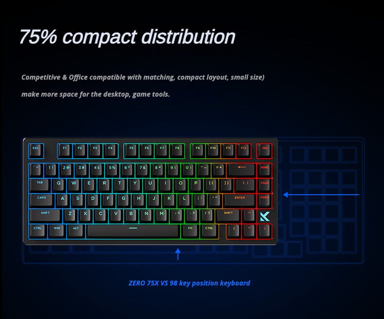 MCHOSE ZERO 75X Magnetic Gaming Keyboard - joorkey