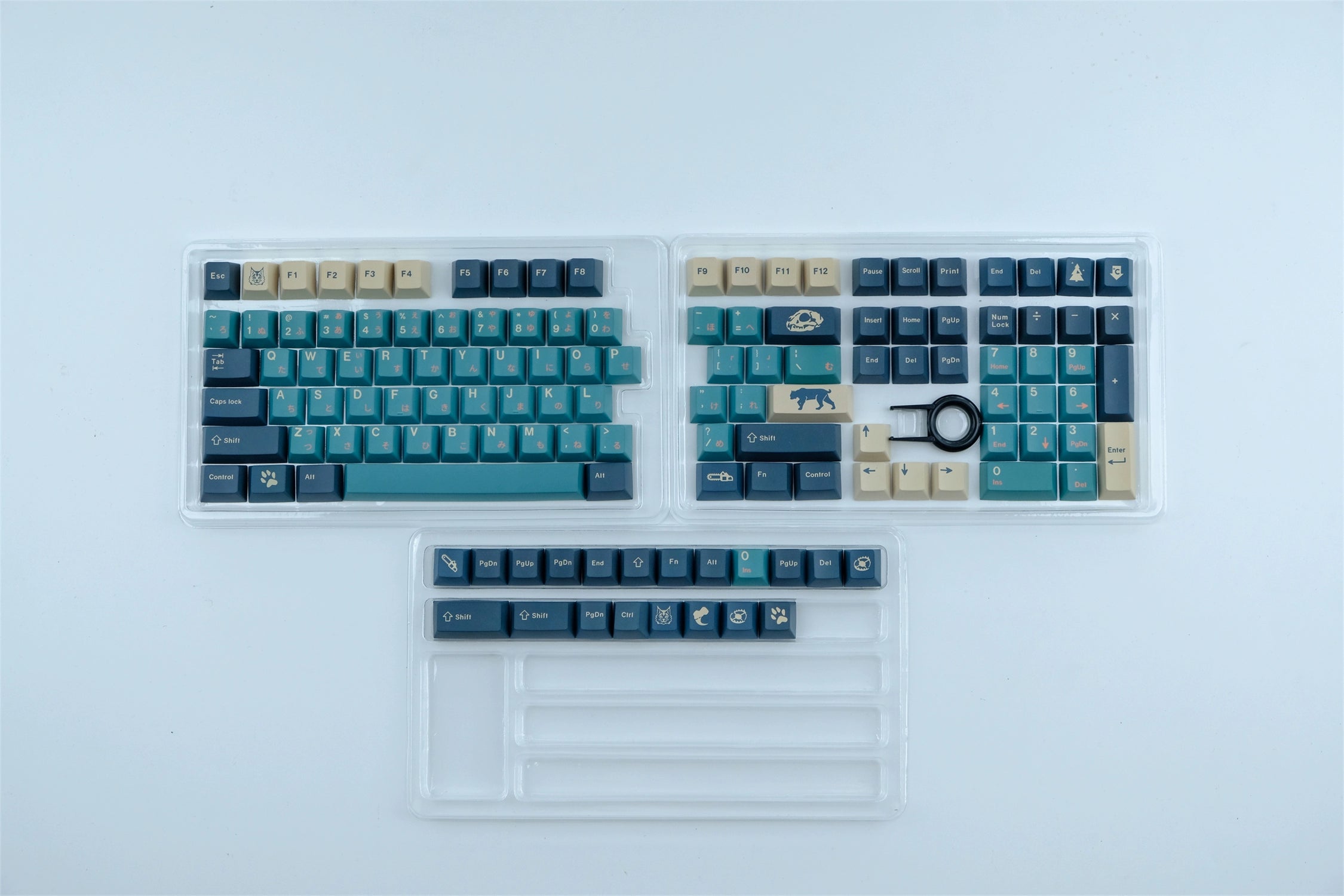 Silent Forest, Keycap PBT Original Height, Sublimation, Mechanical Keyboard Suitable, Customized