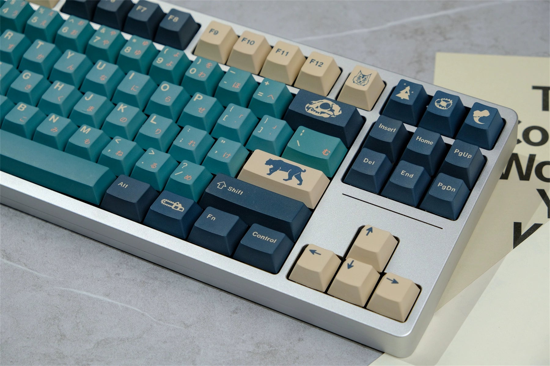Silent Forest, Keycap PBT Original Height, Sublimation, Mechanical Keyboard Suitable, Customized
