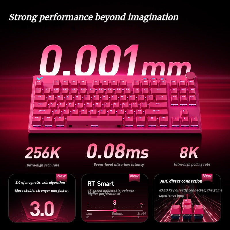 MCHOSE Mix 87 Hall Effect Magnetic Switch Gaming keyboard - joorkey
