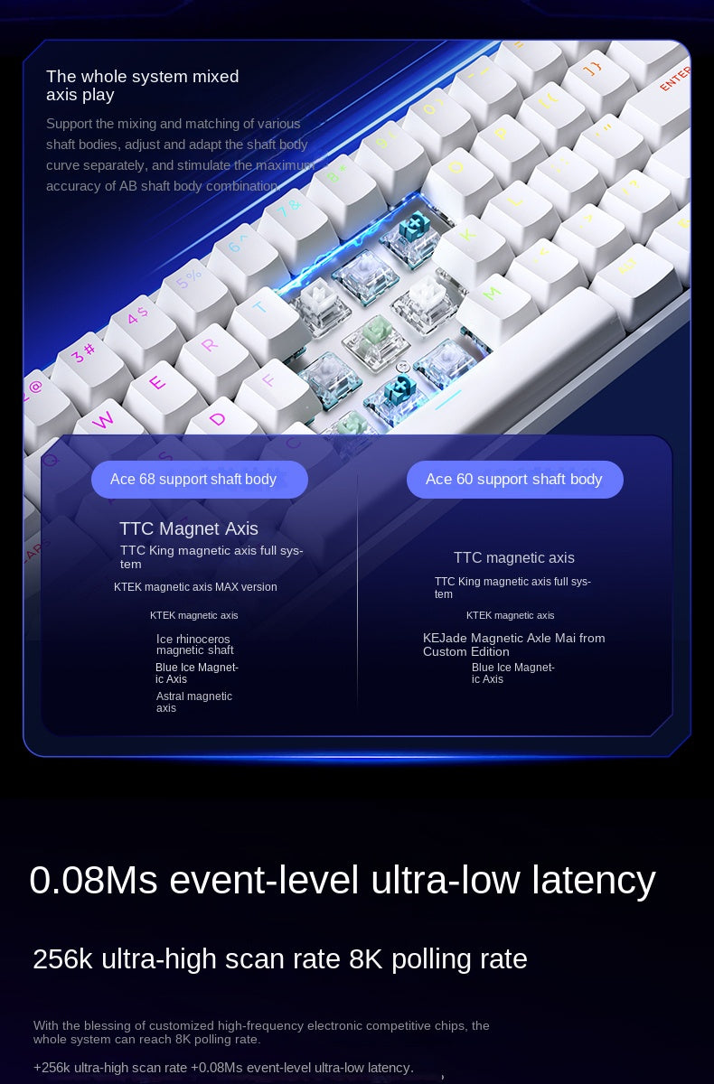 MCHOSE Ace 60/68 Magnetic keyboard