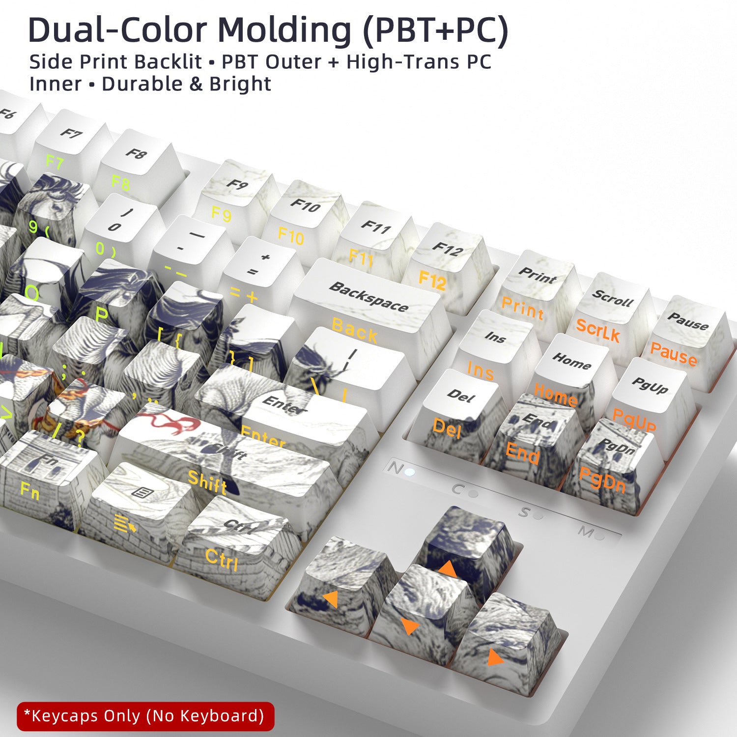 8 Steeds Side Backlight Keycaps - joorkey
