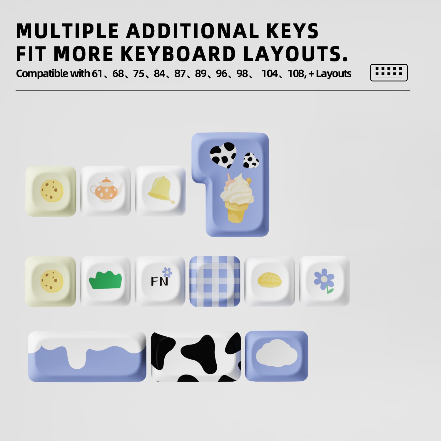 Summer Ranch Keycaps - joorkey