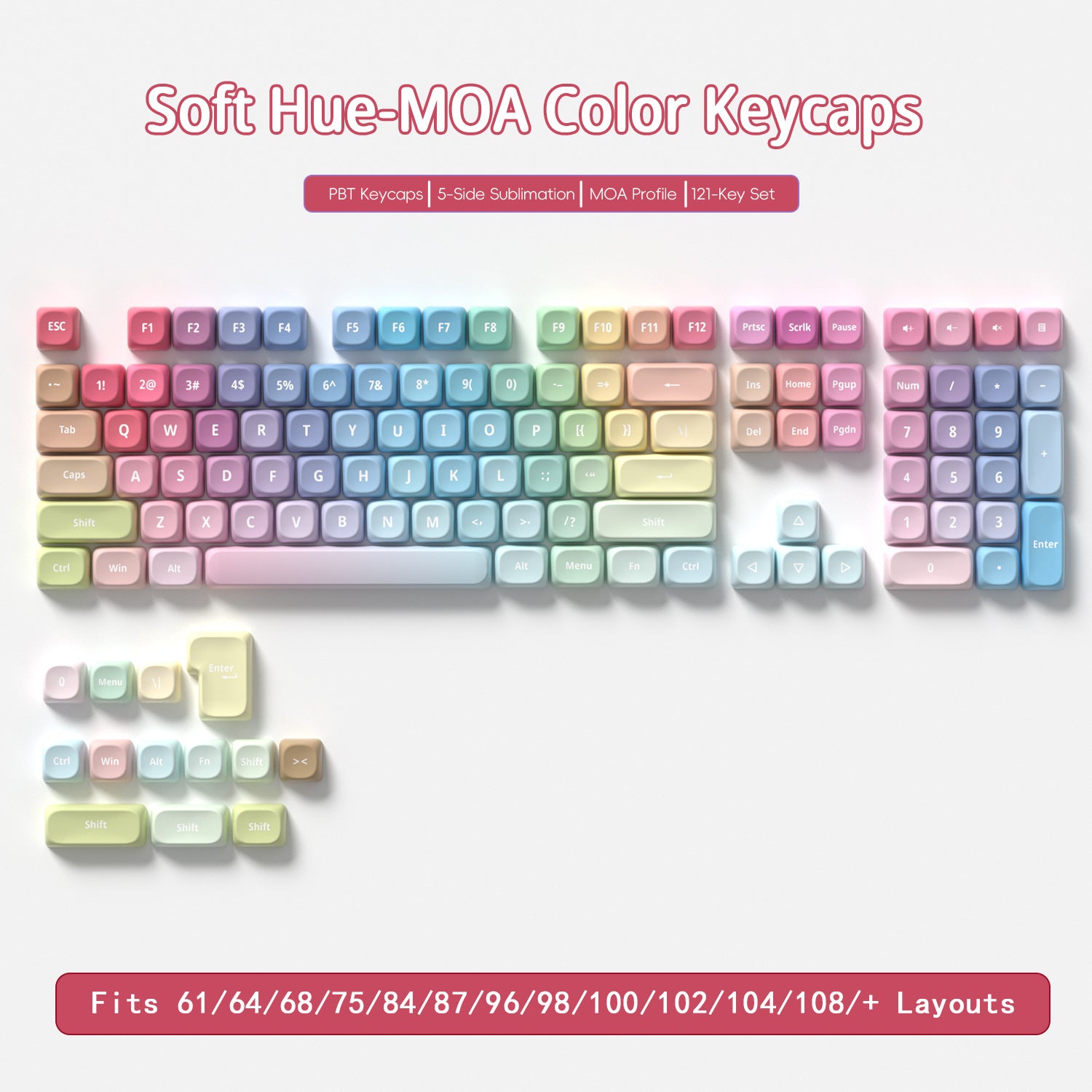 Soft Hue Keycaps - joorkey