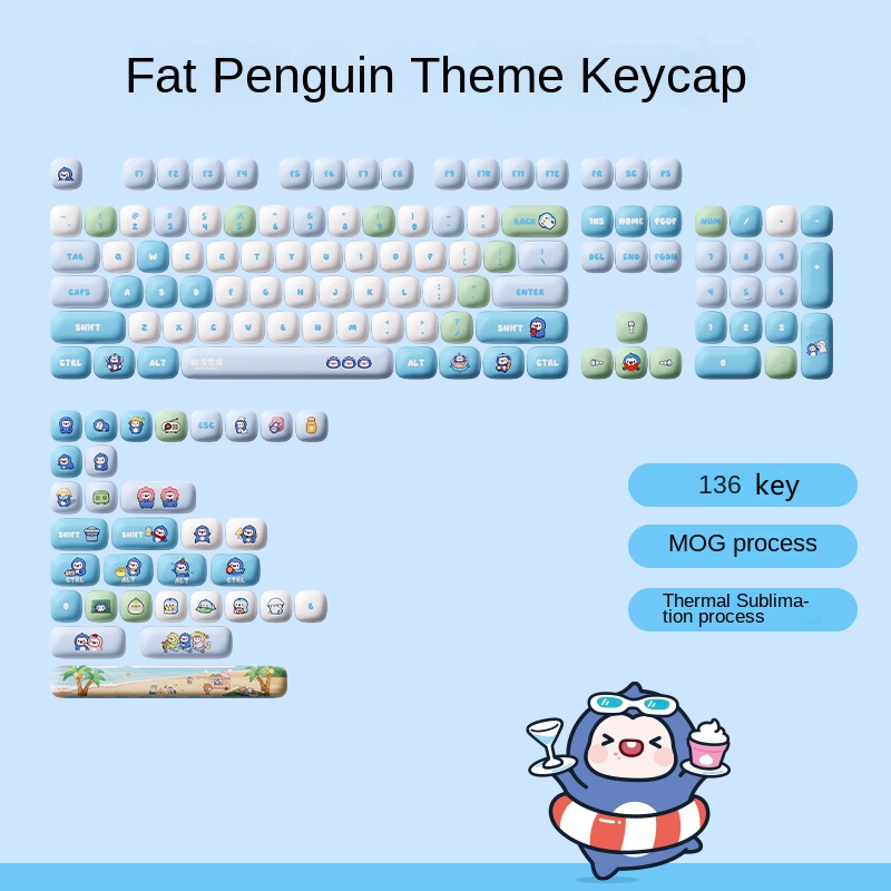 AKKO Fat Roller Family Joint Keycaps