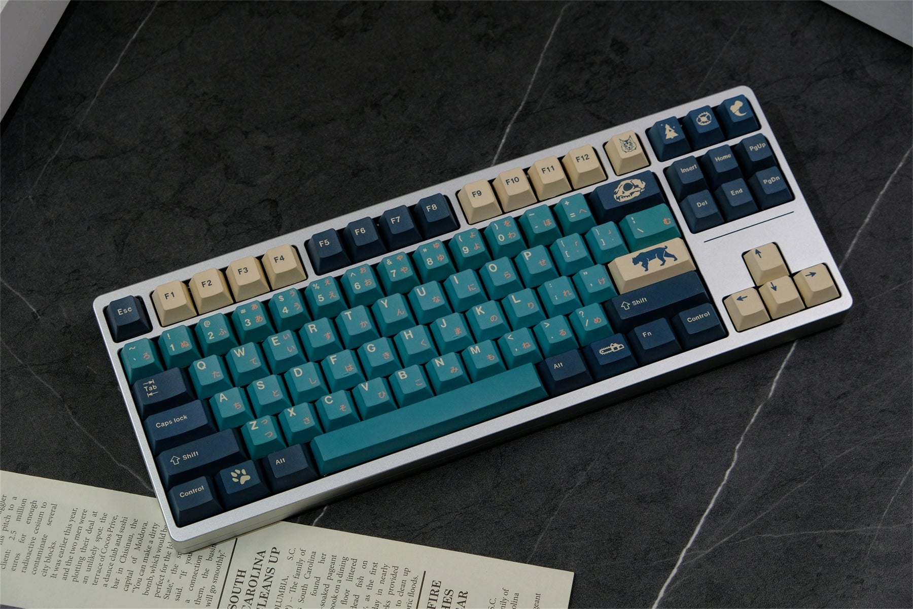 Silent Forest, Keycap PBT Original Height, Sublimation, Mechanical Keyboard Suitable, Customized