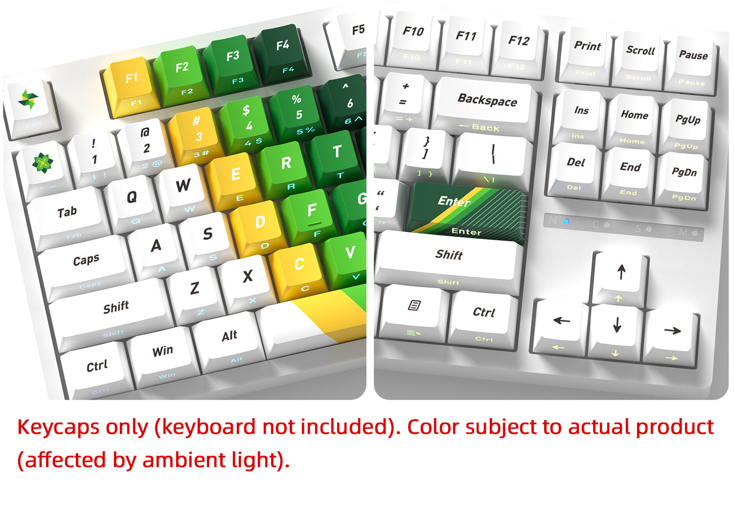 Retro Side Backlight Keycaps - joorkey