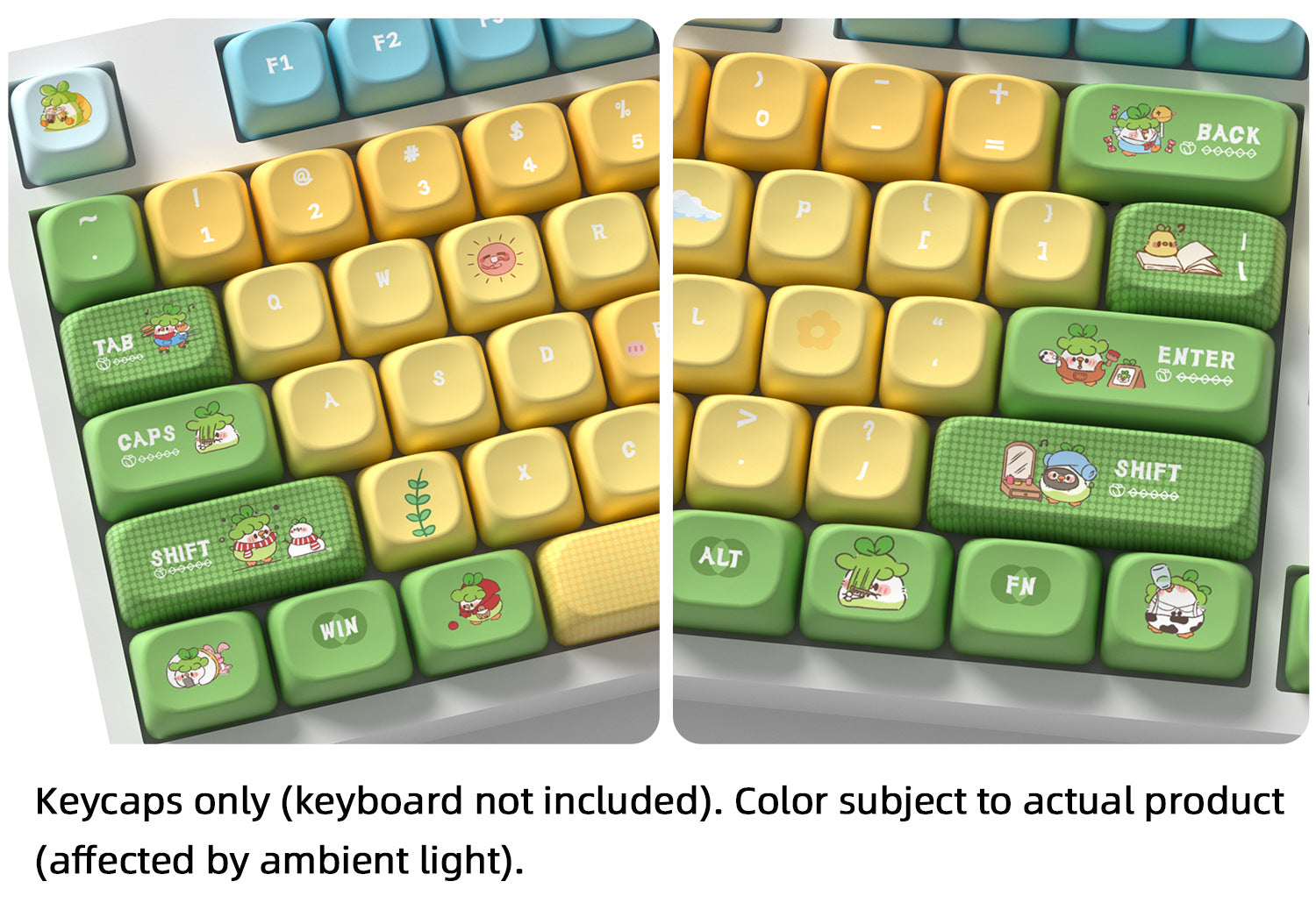 Cute Chick Keycaps - joorkey