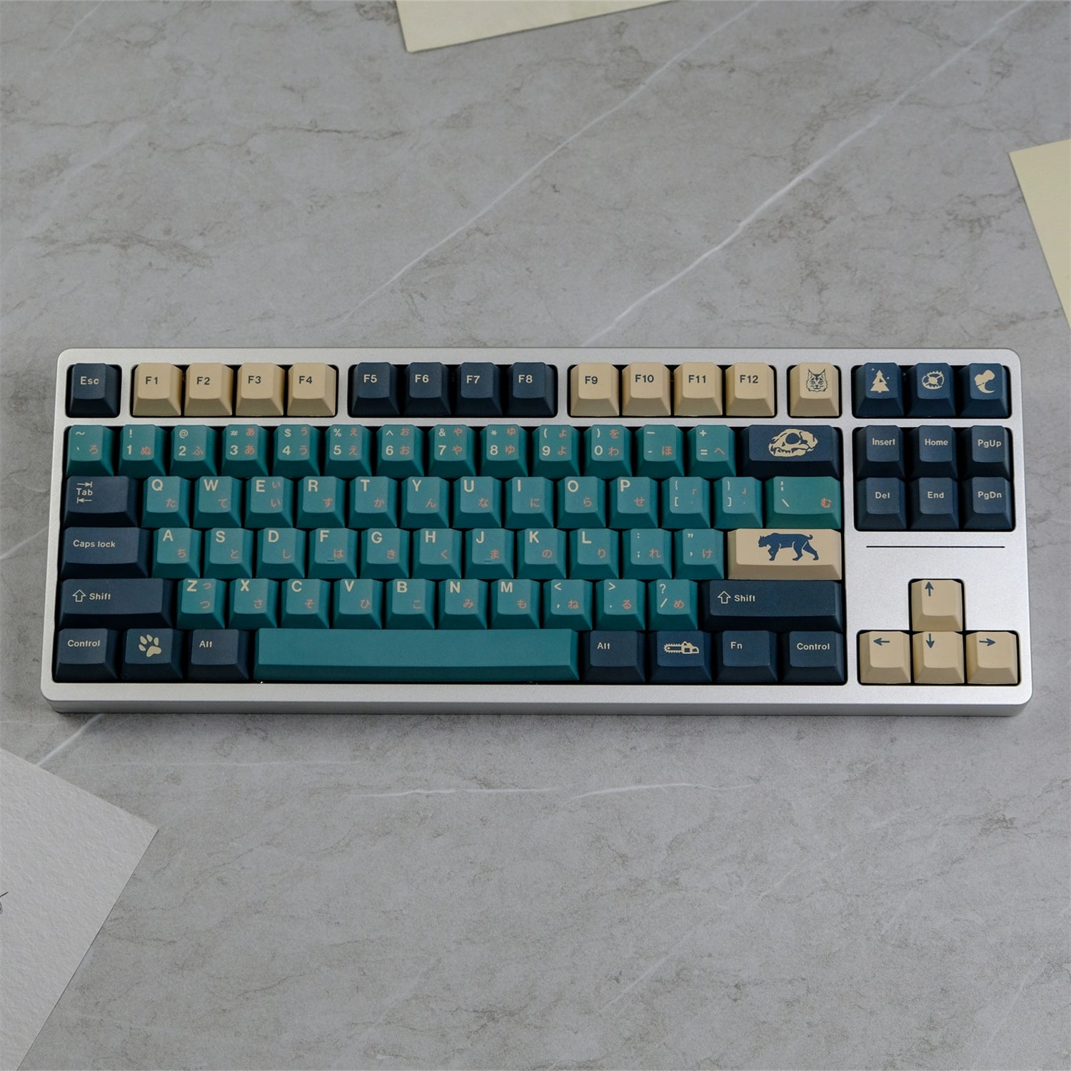 Silent Forest, Keycap PBT Original Height, Sublimation, Mechanical Keyboard Suitable, Customized