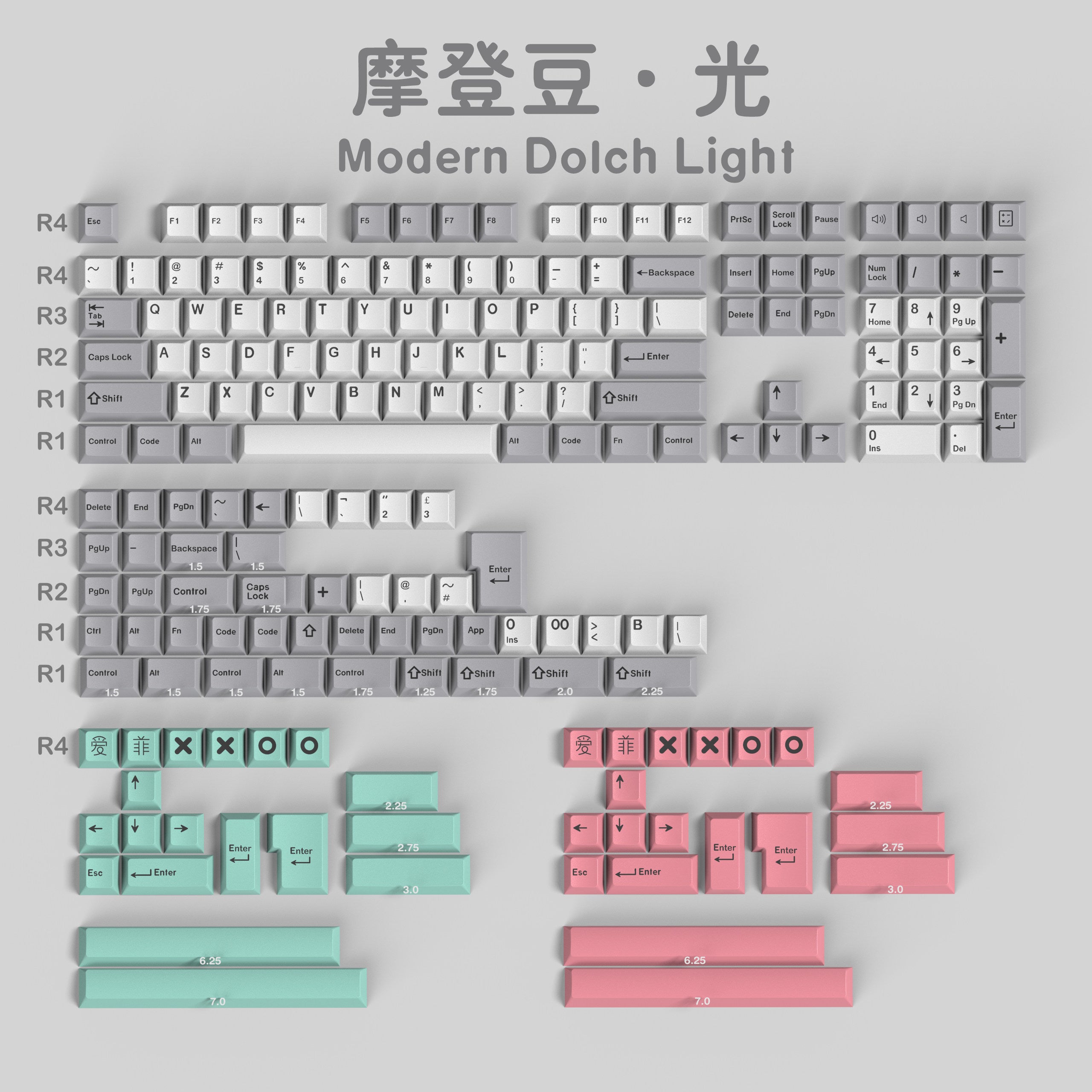 Modern Dolch Keycaps