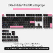 Pink Kitten Side Backlight Keycaps