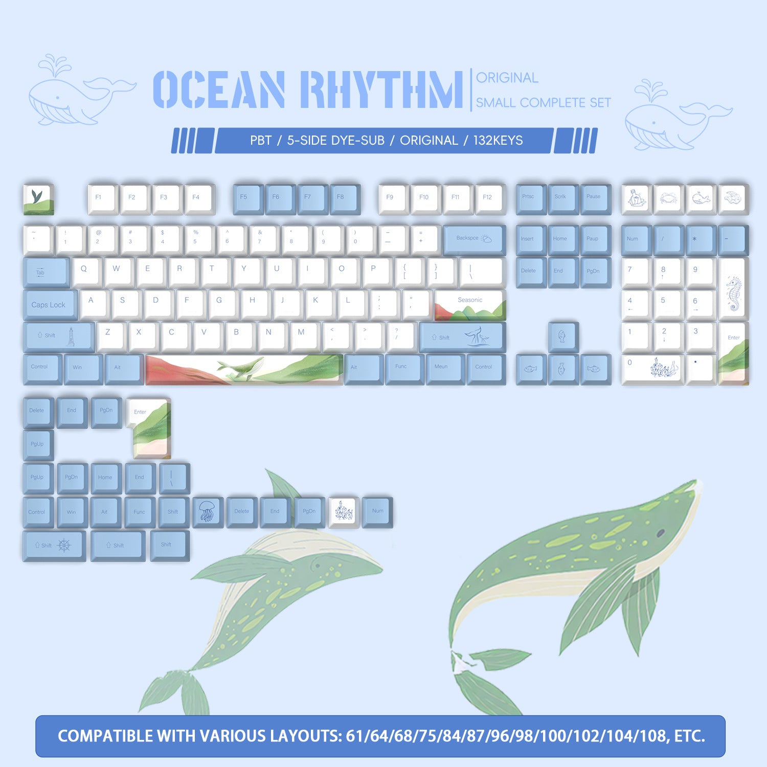 Marshmallow Keycaps