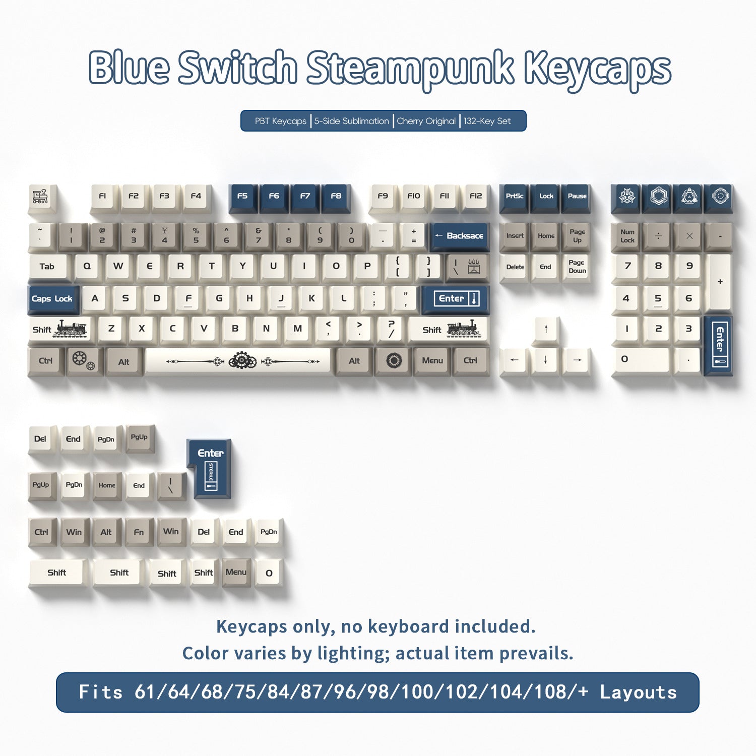 Steampunk Keycaps