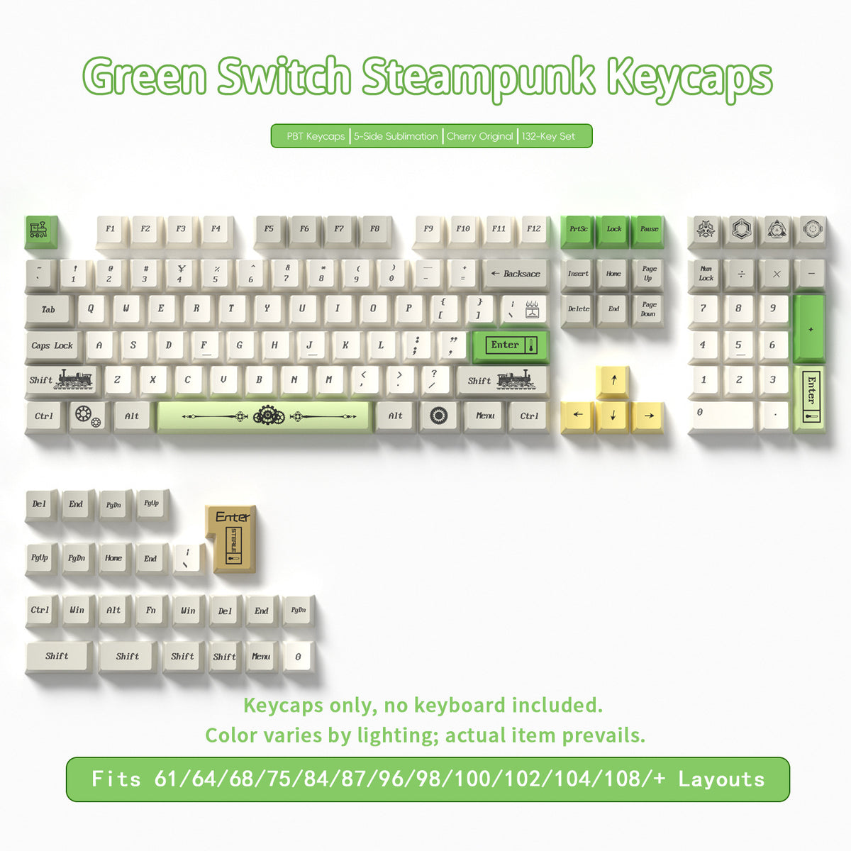 Steampunk Keycaps