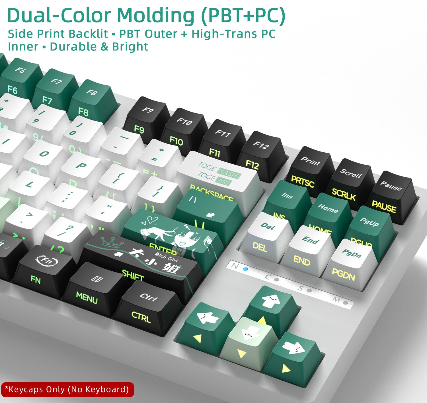 Anhe Ang Side Backlight Keycaps