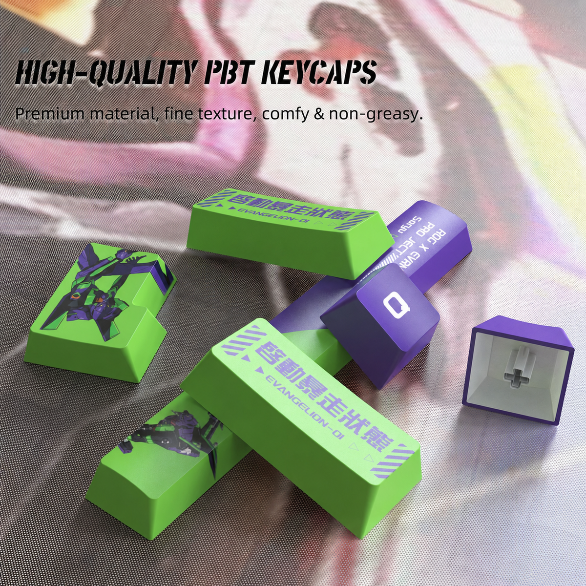 EVA Unit-01 Keycaps