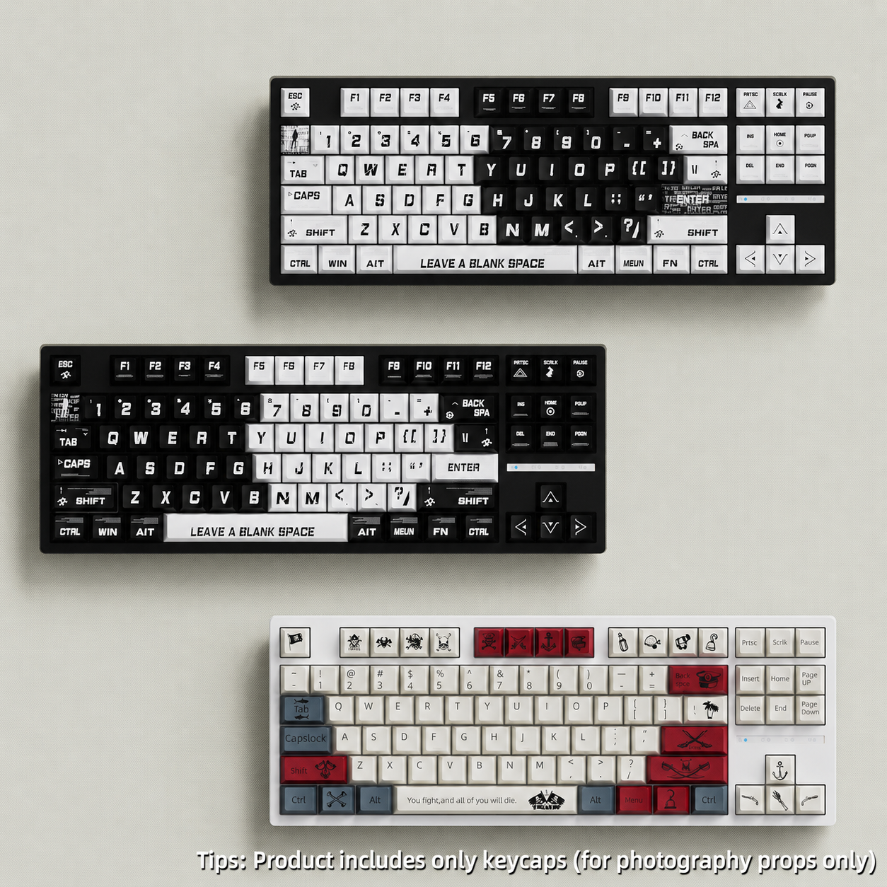 Pirates Caribbean Keycaps