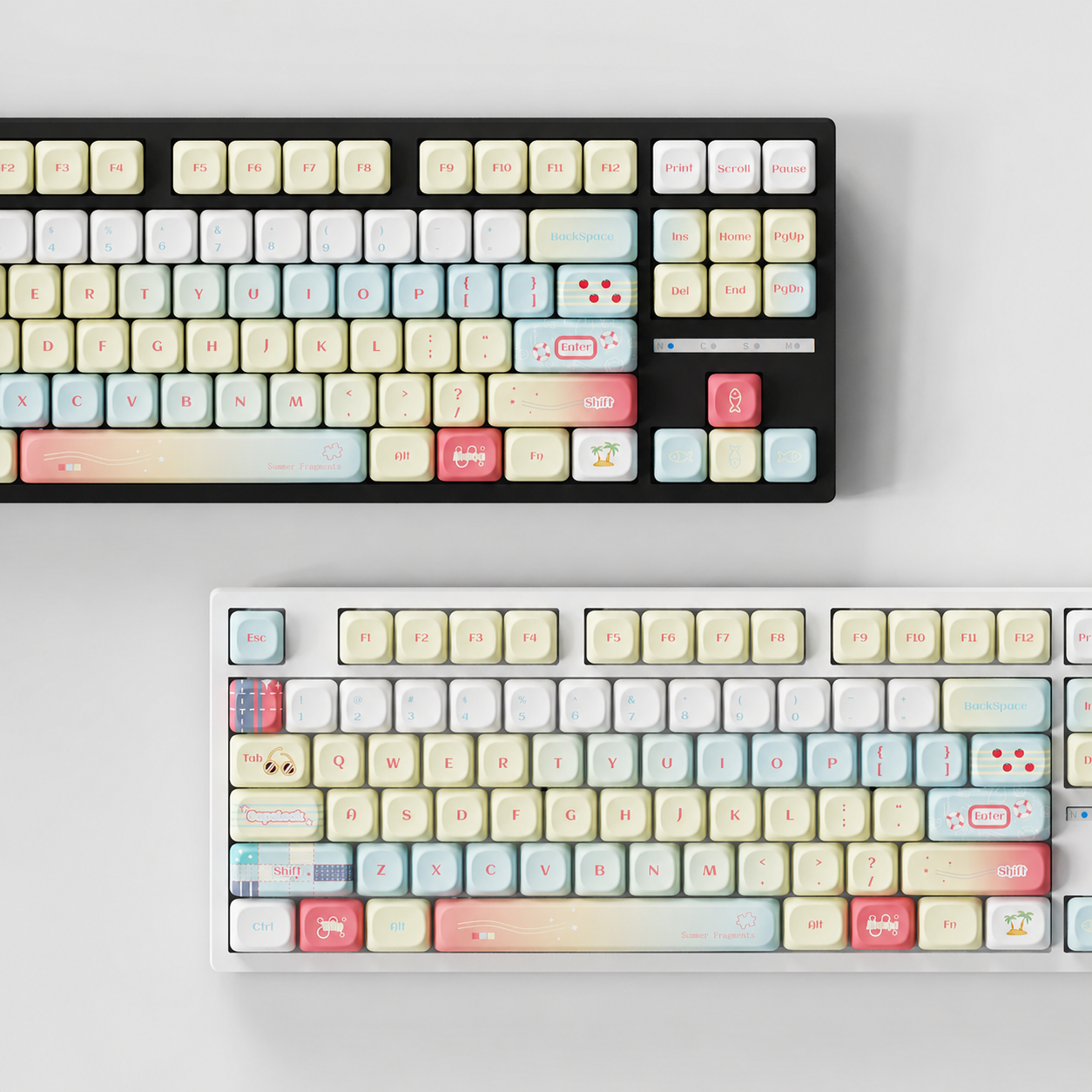 Summer Beach Keycaps