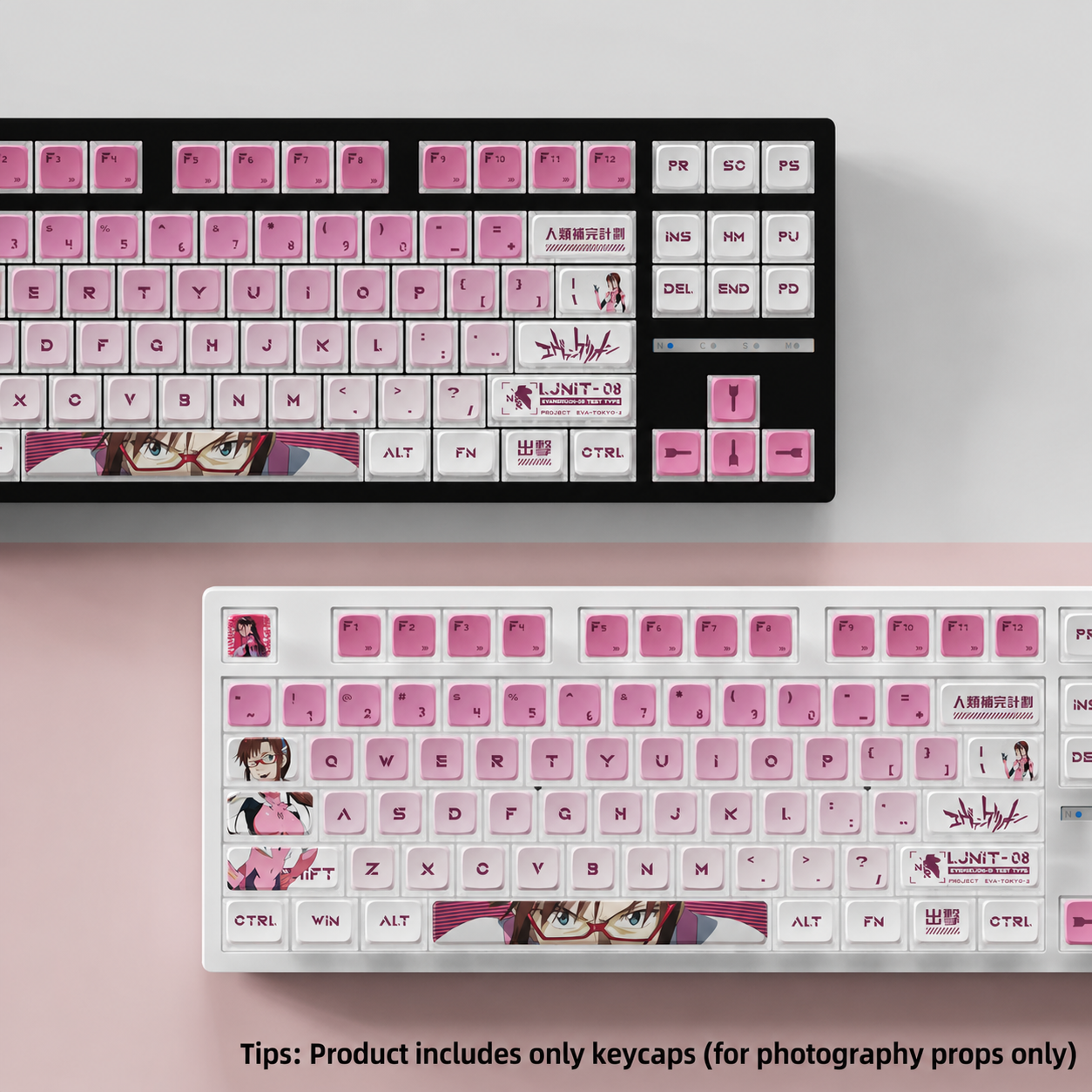 Makinami Four-Sided Backlight Keycaps