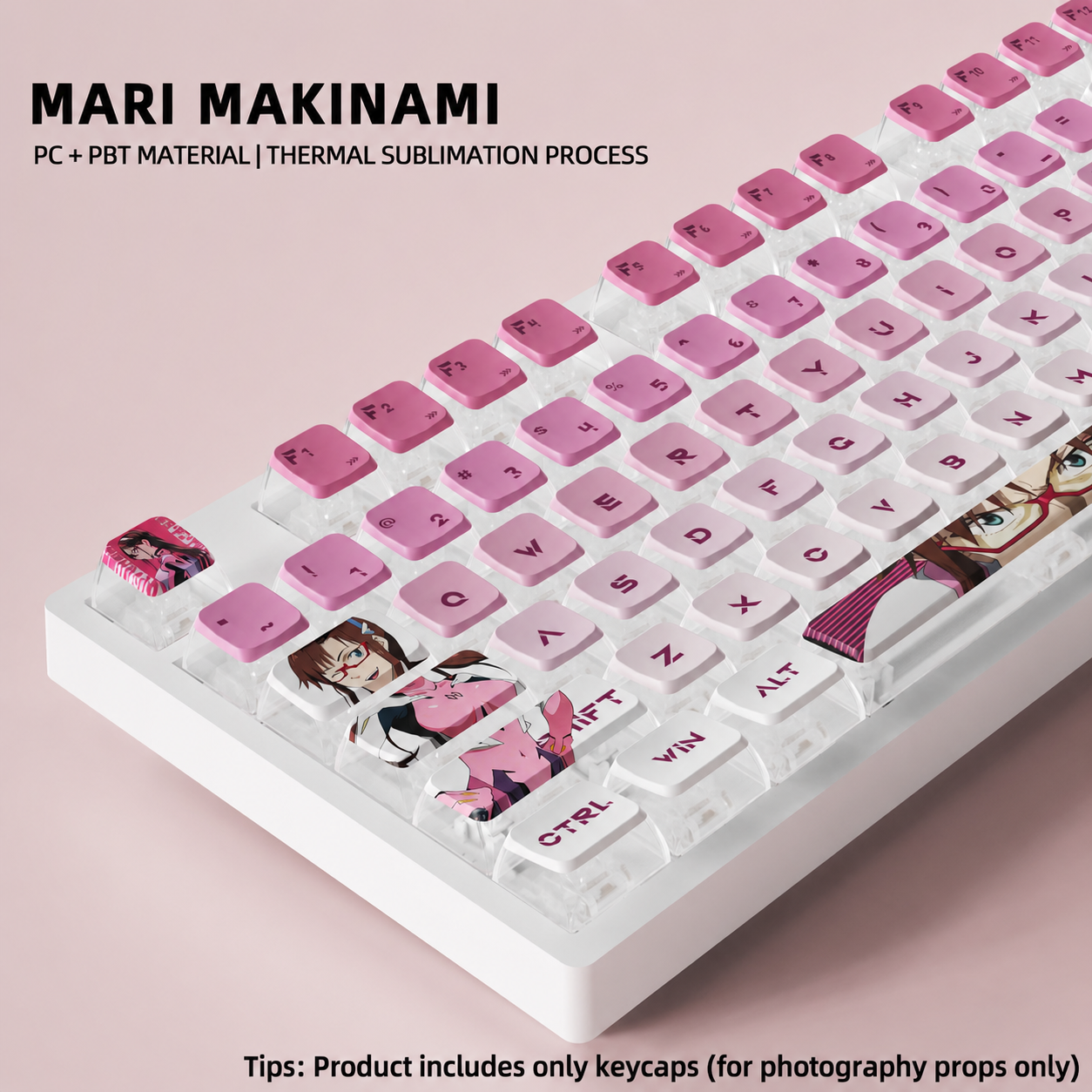 Makinami Four-Sided Backlight Keycaps