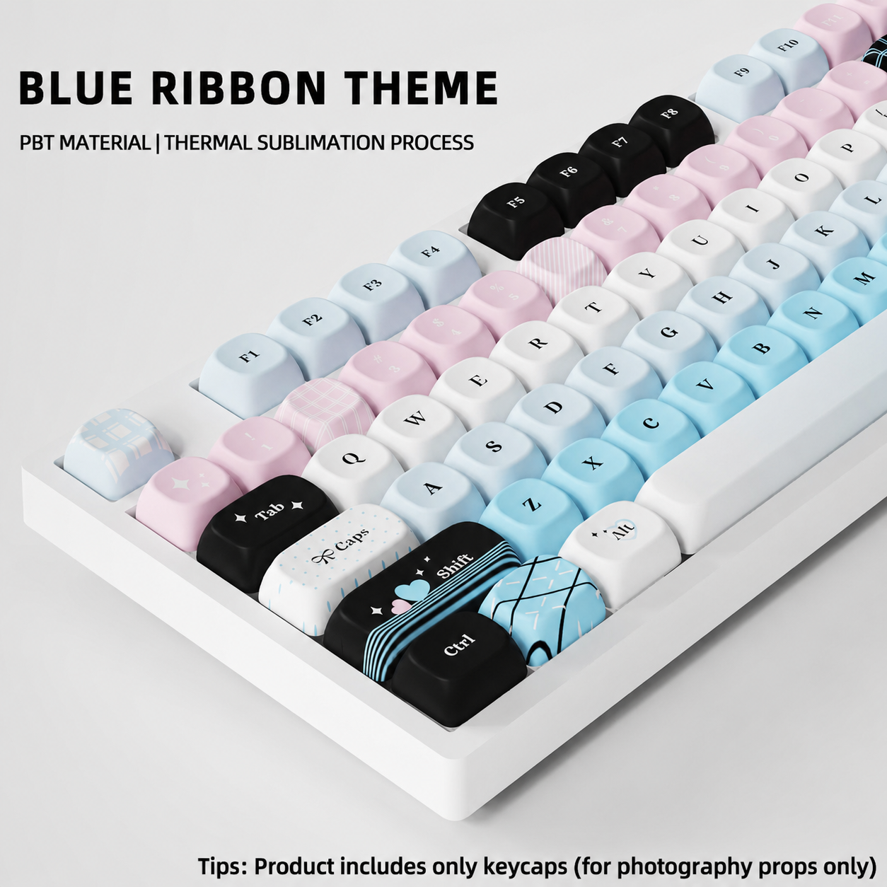 Blue Ribbon Keycaps