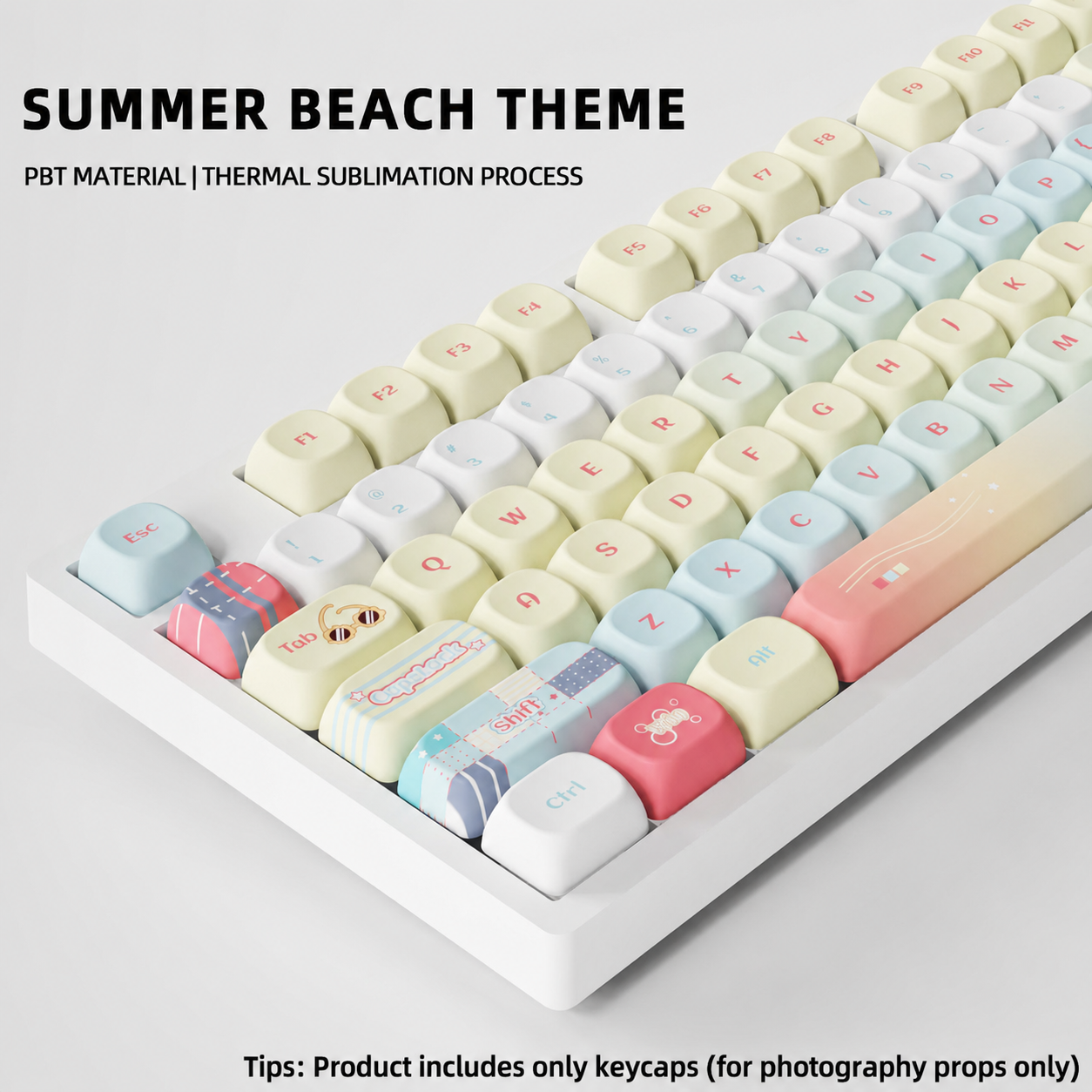 Summer Beach Keycaps