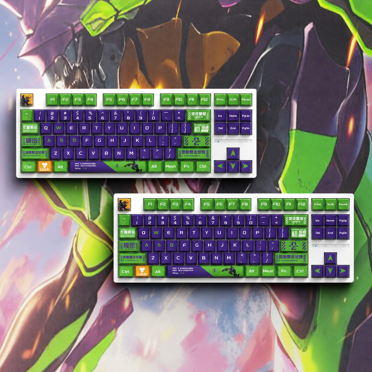 EVA Unit-01 Keycaps