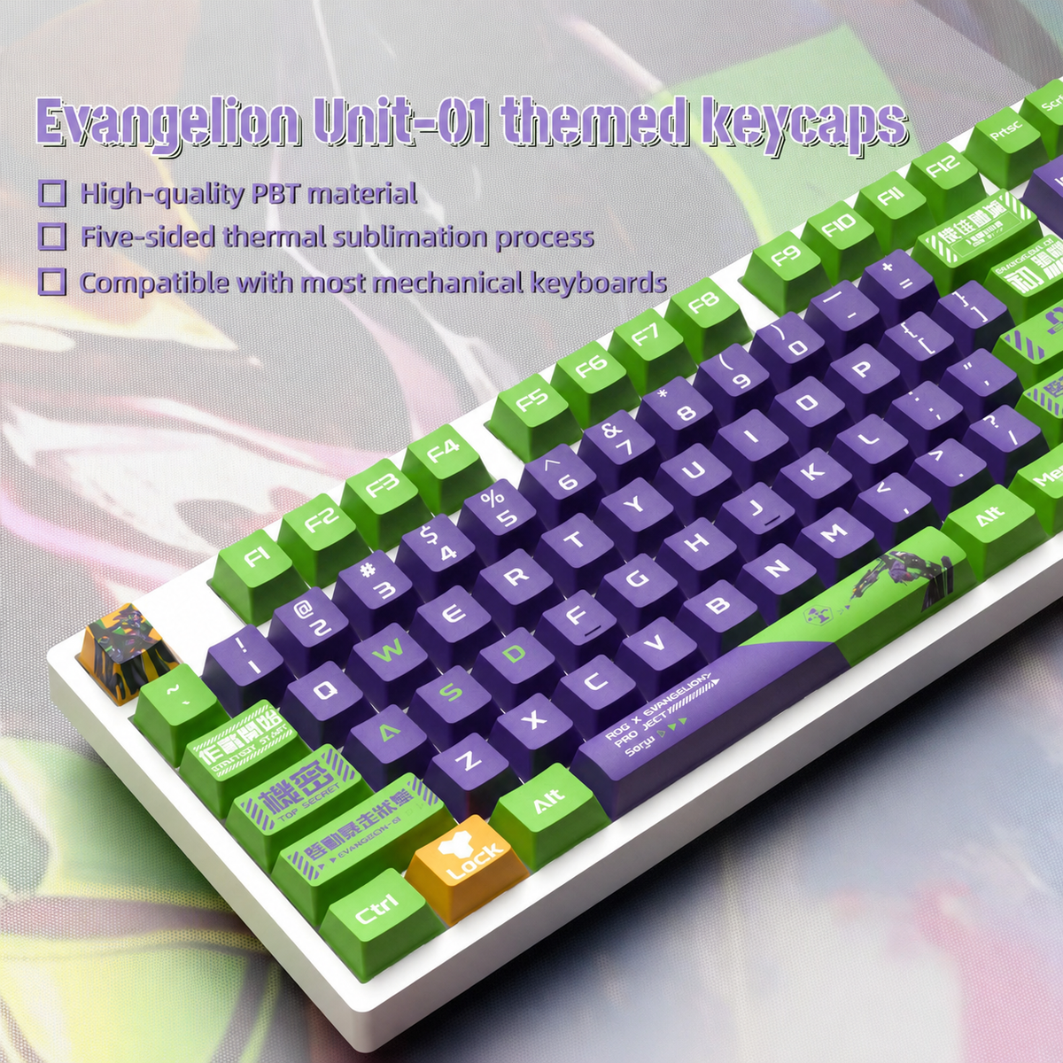 EVA Unit-01 Keycaps