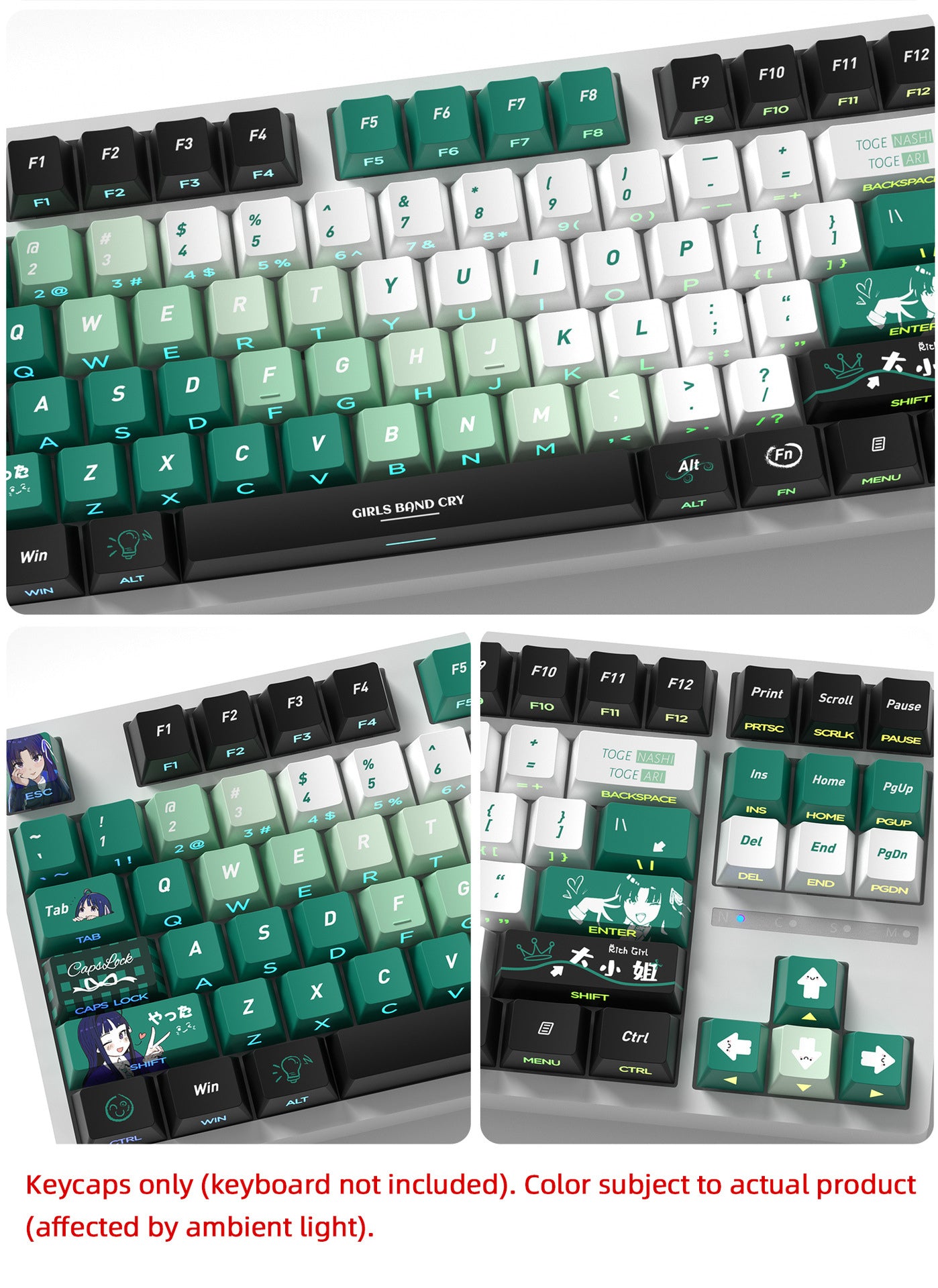 Anhe Ang Side Backlight Keycaps