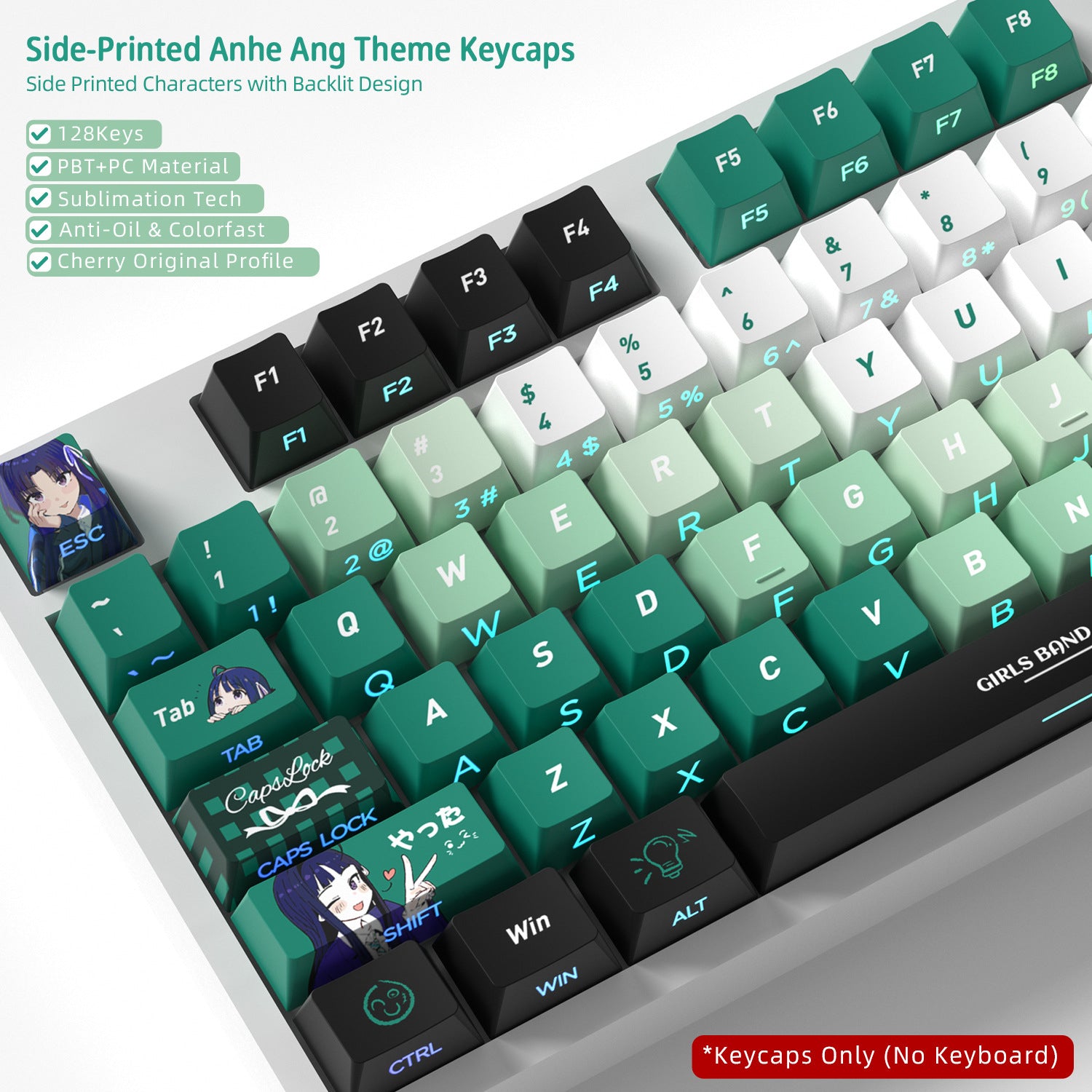 Anhe Ang Side Backlight Keycaps