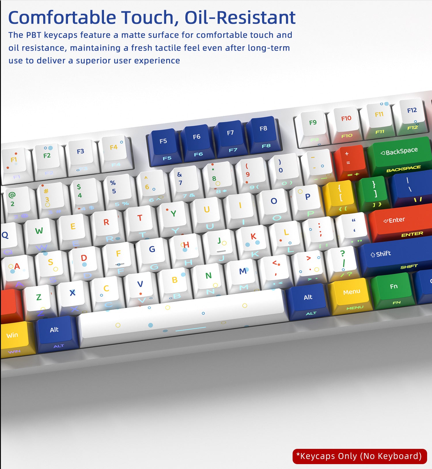 Printed Miffy Rabbit Side Backlight Keycaps