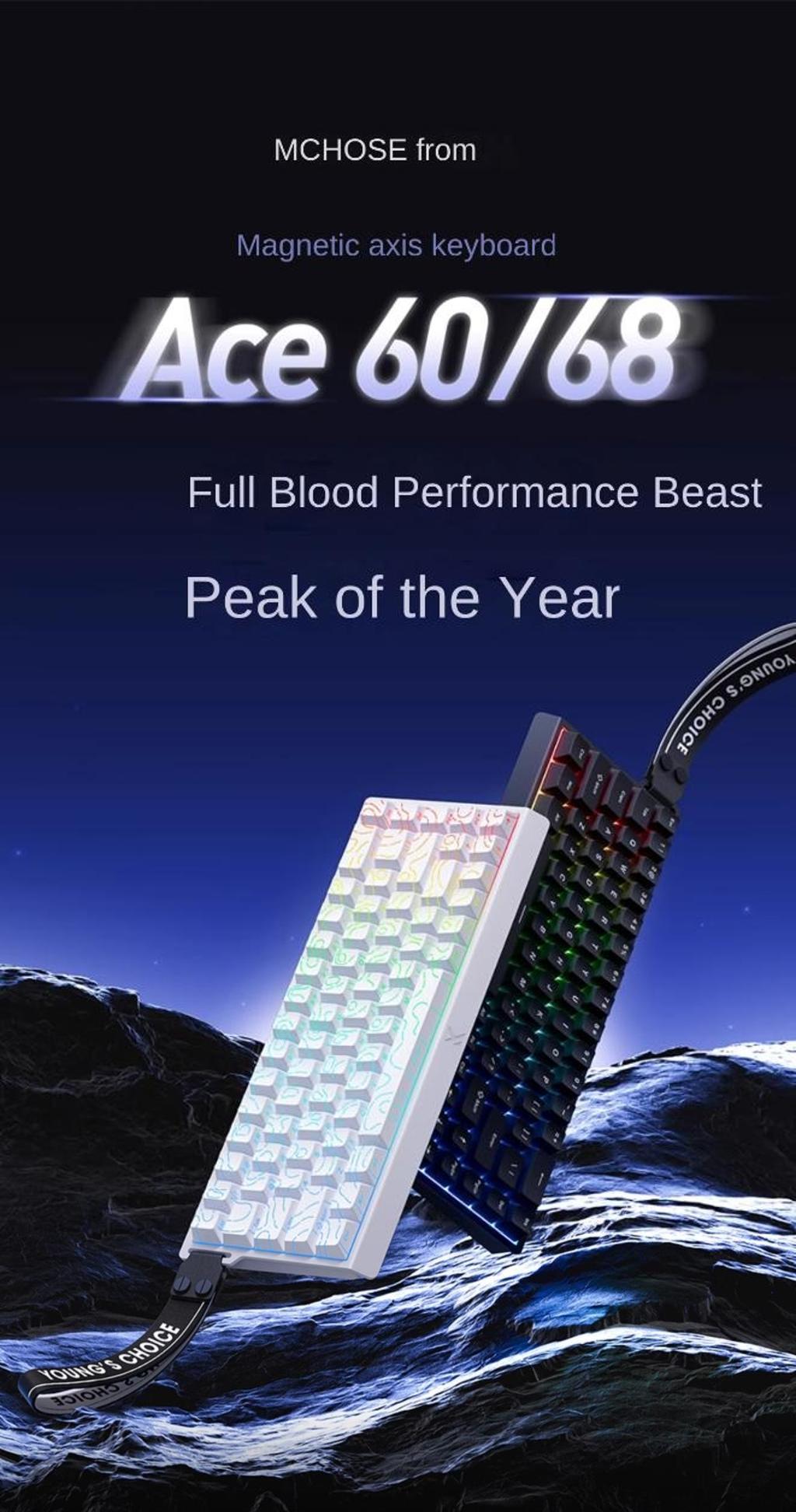 MCHOSE Ace 60/68 Magnetic keyboard