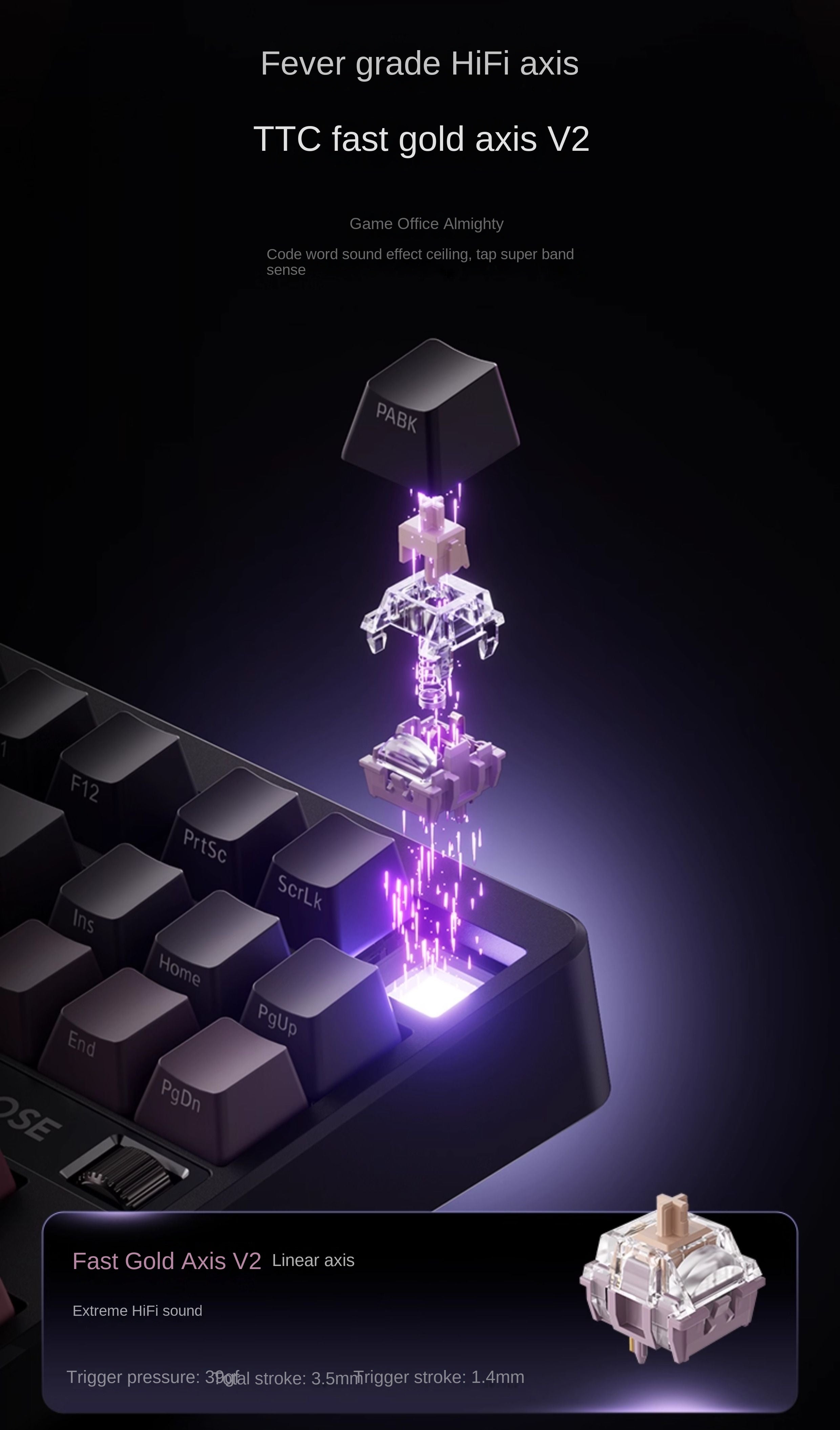 MCHOSE G87 Mechanical keyboard
