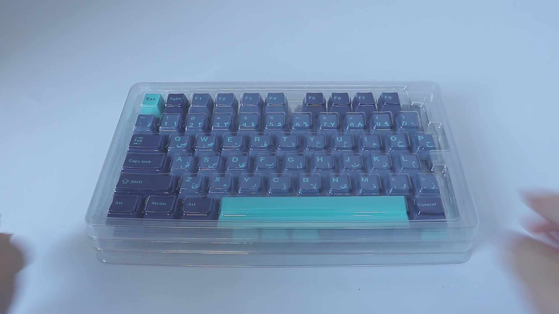 Load video: Arabian Sea keycaps Arabic