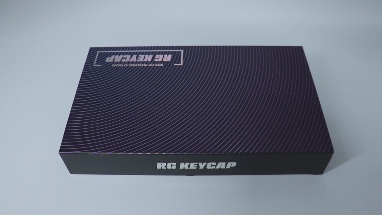 Load video: Black Light keycaps