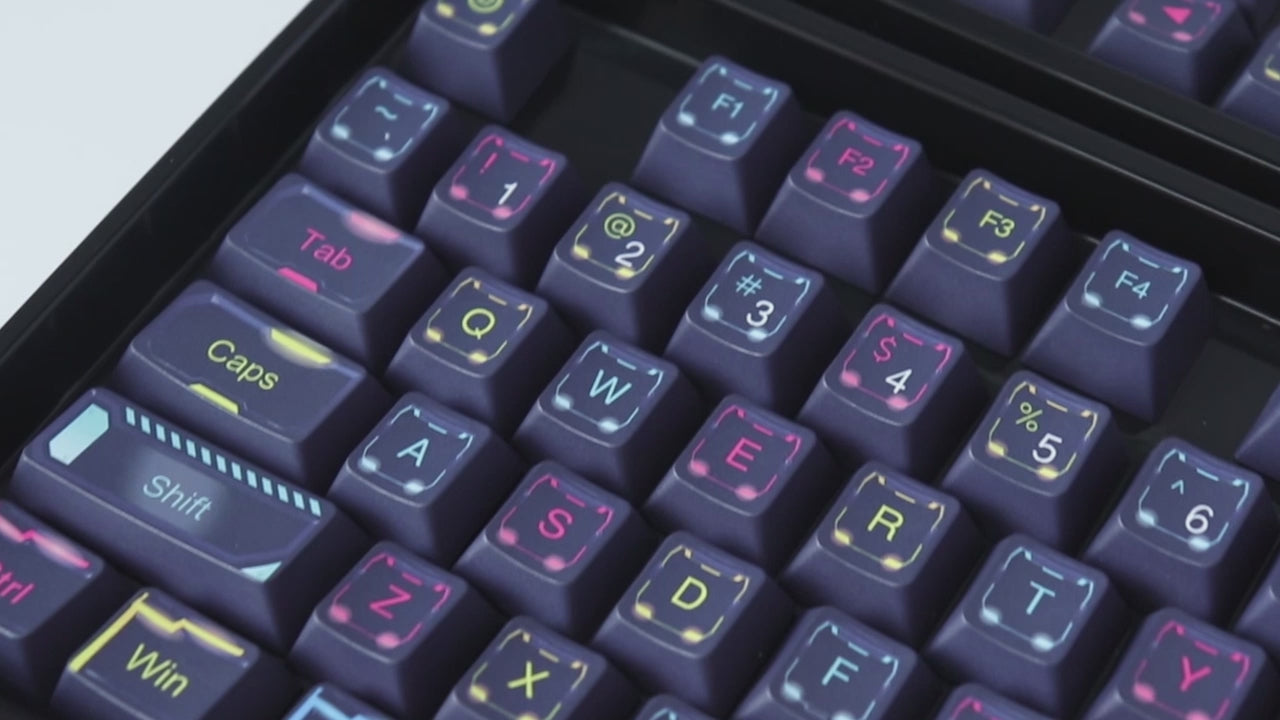 Load video: Mechanical Punk Keycaps