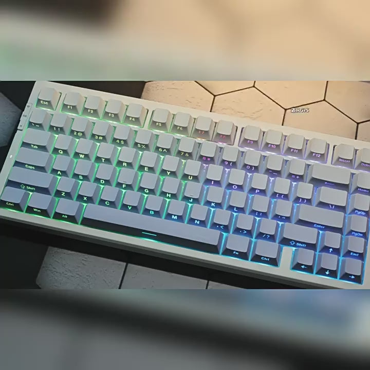 Load video: MCHOSE G75 Pro Mechanical keyboard
