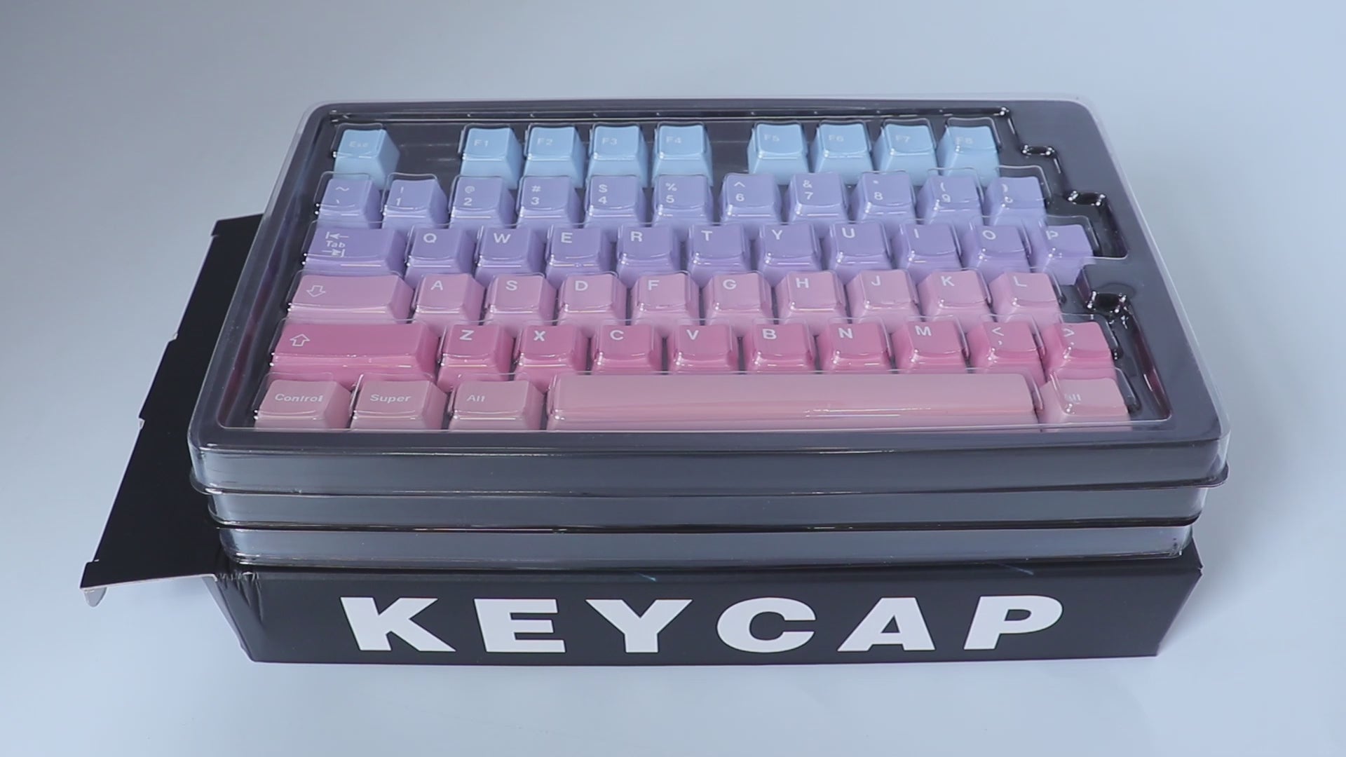 Load video: Colorful Clouds keycaps