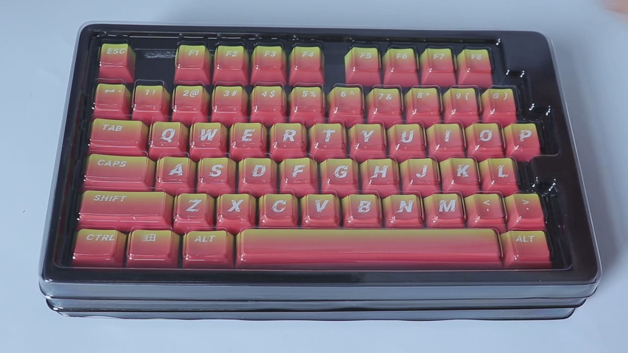 Load video: Flamingo keycaps