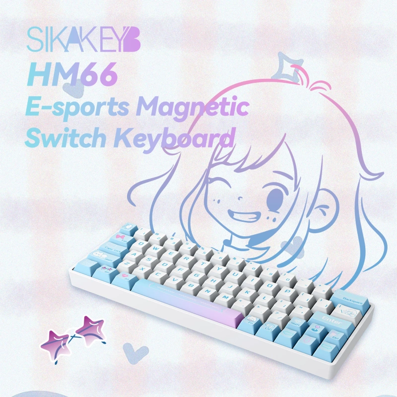 Sikakeyb Castle HM66 66Key 60% Magnetic Keyboard