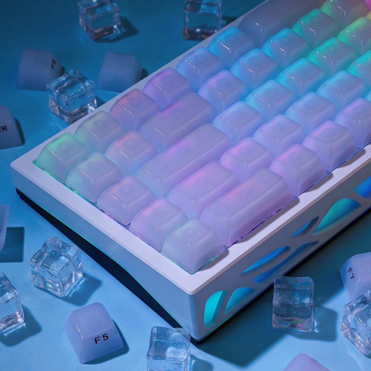 Ice Crystal Mist Side Keycaps - joorkey