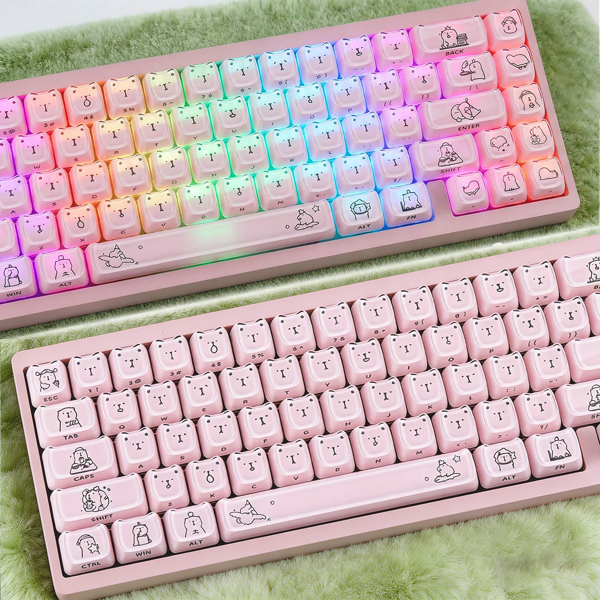 Crystal Kapibala Keycaps - joorkey