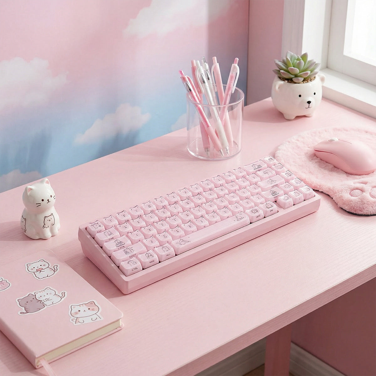 Crystal Kapibala Keycaps - joorkey