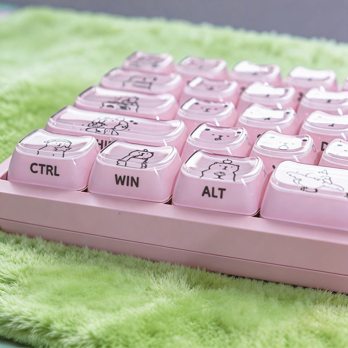 Crystal Kapibala Keycaps - joorkey