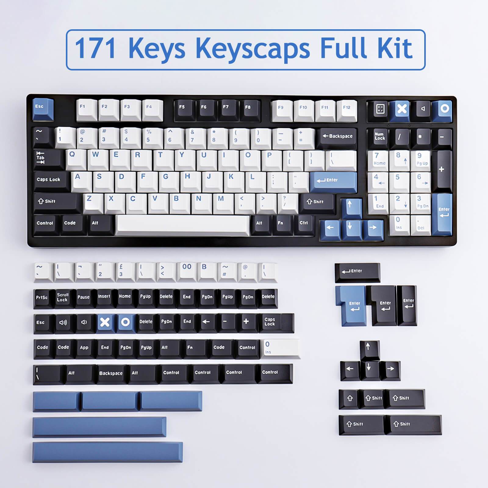 Arctic Keycaps Set