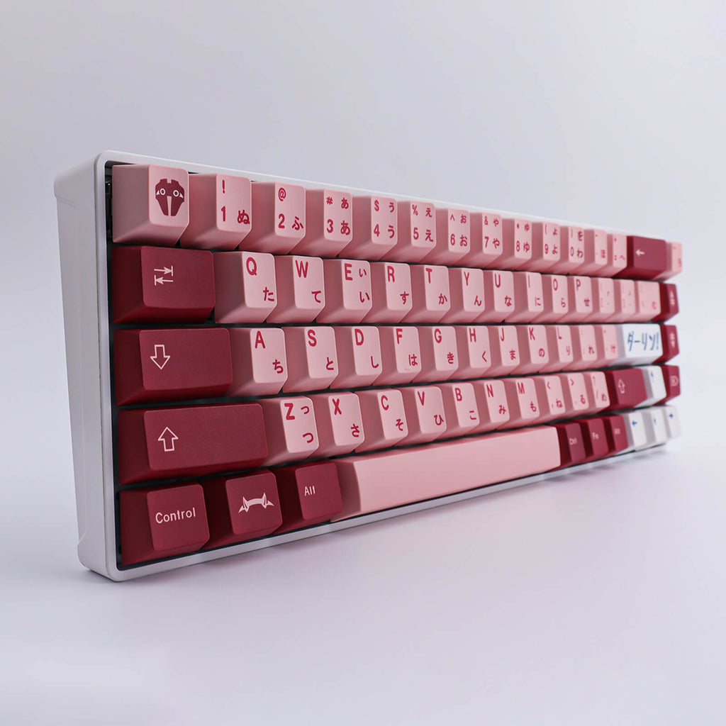 Replica Inspired GMK Darling Cherry Profile Double Shot PBT Pink buy Keycaps Set