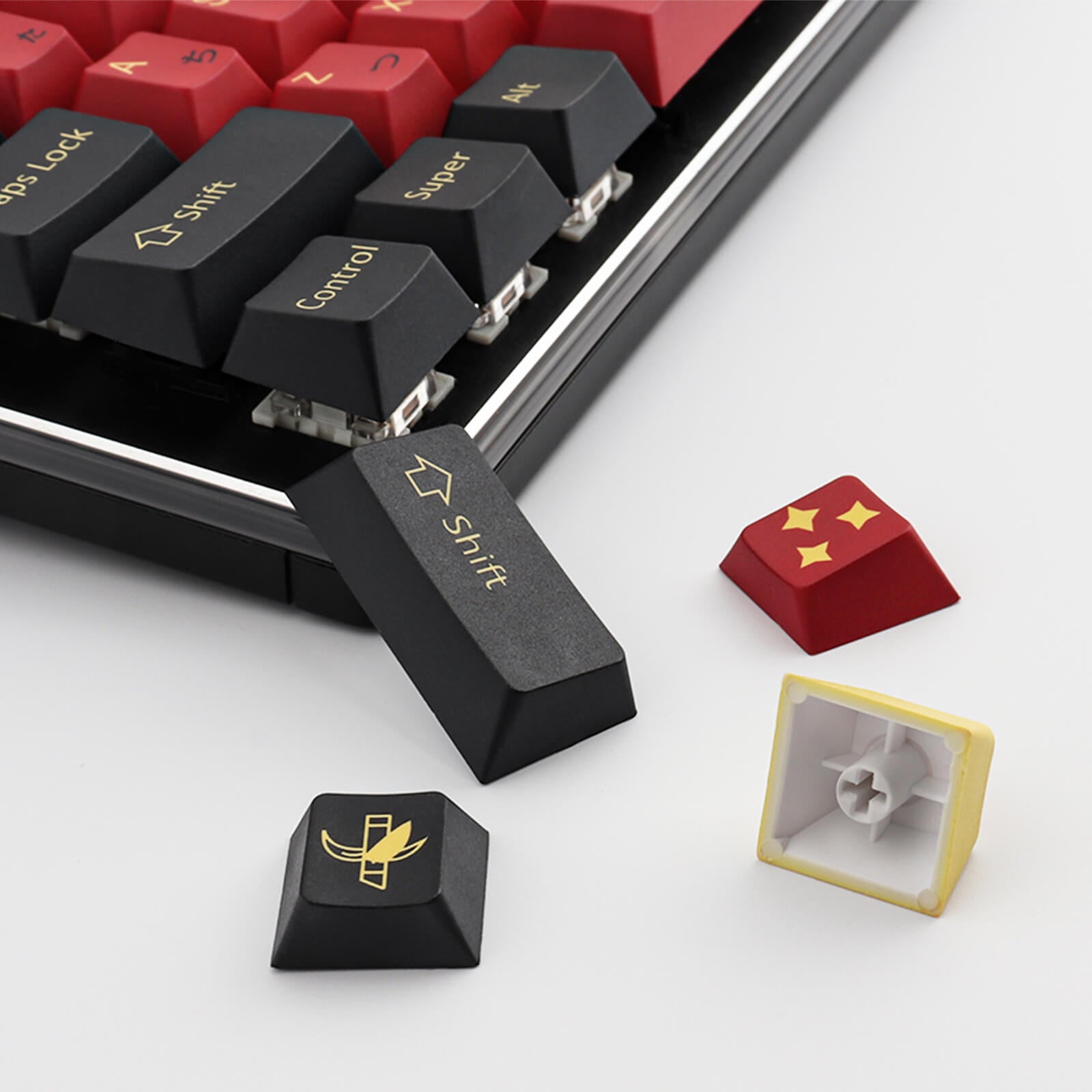 Red Samurai Keycaps Set - joorkey