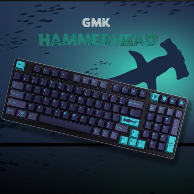 129 Keys PBT Dye-SUB Hammerhead Keycaps